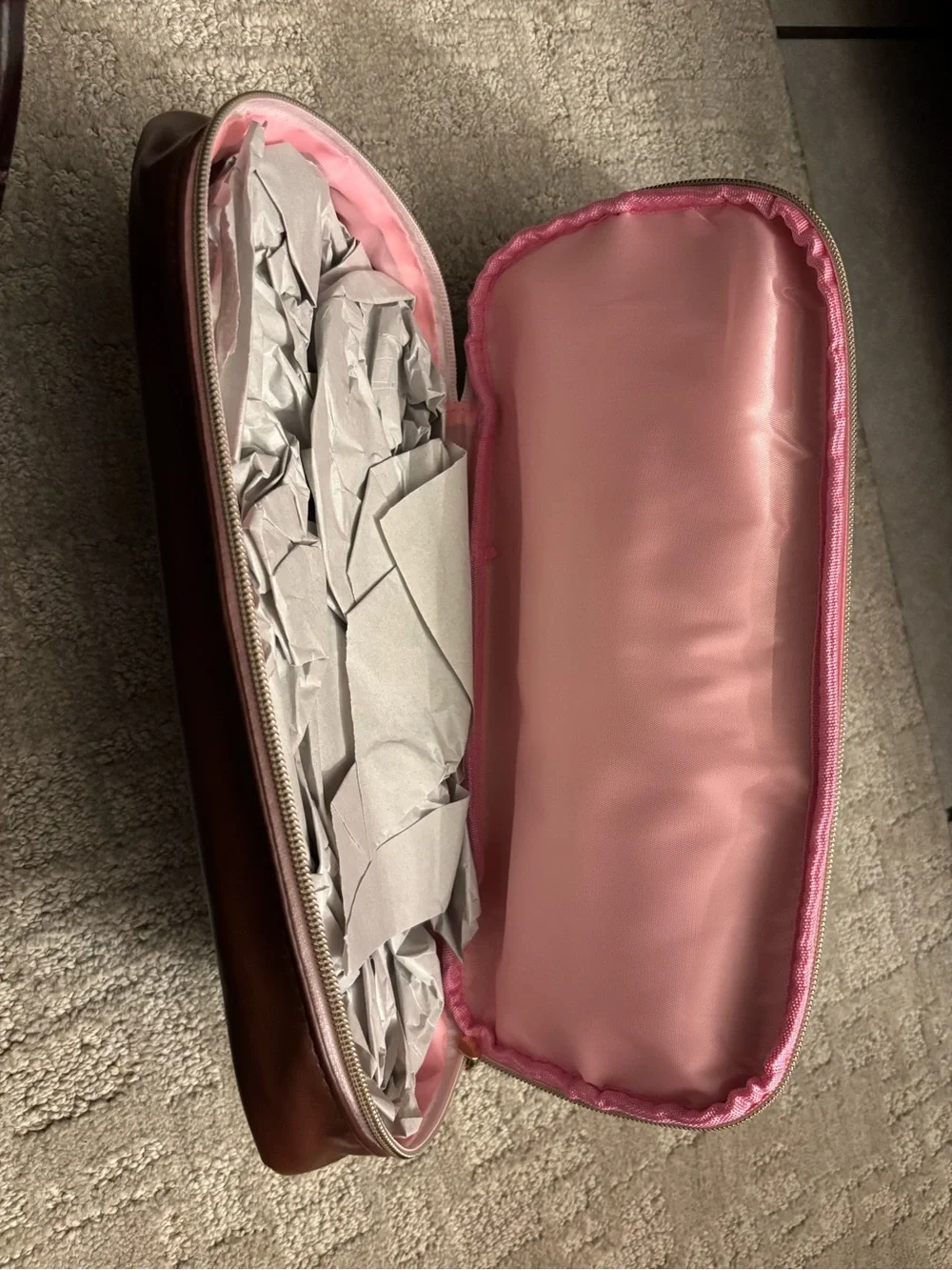 Juicy Couture Heritage Zip Bottom Travel Cosmetic Bag
